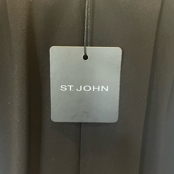 ST. JOHN BLACK COCKTAIL DRESS - Picture 8 of 10